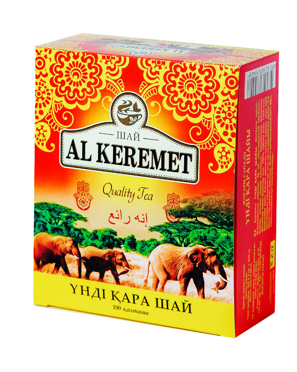 Кенийский гранулированный черный чай Аль Керемет, 100 пакетиков